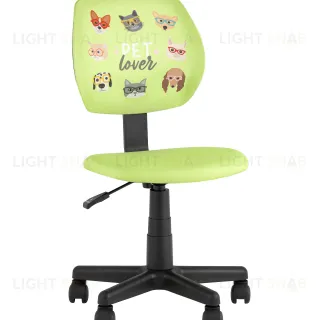 Кресло компьютерное детское ЛОЛО Pet Lover зеленый УТ000039081
