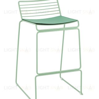 Стул полубарный Danny зеленый с подушкой УТ000038989