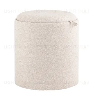 Пуф-столик с ящиком Хюгге S букле бежевый УТ000038725