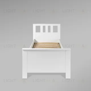 2.08.04.050.1 САГА кровать одинарная 90х200 белая 2.08.04.050.1