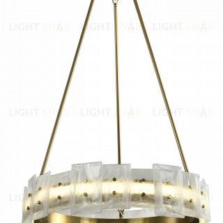 Люстра потолочная латунь LED 50Вт D60см Zortes CLOUD-STONE ZRS.90610.60 ZRS.90610.60