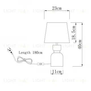 Лампа настольная Moderli V11004-T Hadley УТ000038653