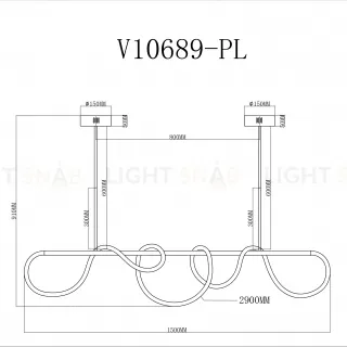 Светильник подвесной светодиодный Moderli V10689-PL True УТ000037652