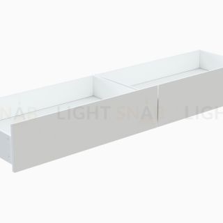 S00982 Варма Сэнгбокс комплект 2-ух выкатных ящиков 100х61х26,5, белый S00982