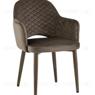 Стул Венера диамант велюр коричневый УТ000037248