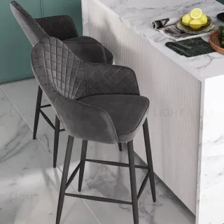 Стул Венера диамант велюр серый УТ000037249