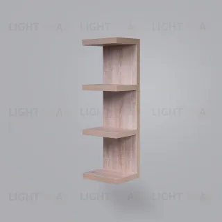 Полка настенная Фора 100Е, цвет дуб беленый S00760