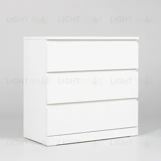 Комод Варма 3 с тремя выдвижными ящиками, цвет белый S00203