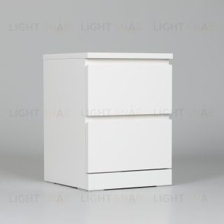 Комод Варма 2 с двумя выдвижными ящиками, цвет белый S00173