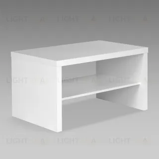 Журнальный стол Энкель 82С, тамбурат, цвет белый S00135