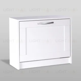 Тумба СИРИУС с откидной полкой для обуви, цвет белый 2.02.10.420.1