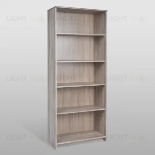 Стеллаж СИРИУС широкий, с пятью полками, цвет Дуб Сонома 2.02.07.120.3