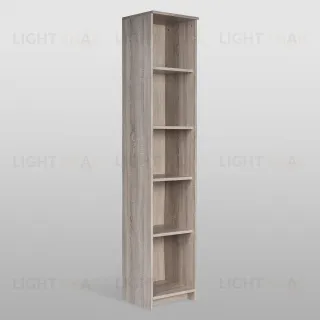 Стеллаж СИРИУС узкий, с пятью полками, цвет Дуб Сонома 2.02.07.150.3