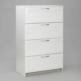 Комод СИРИУС с четырьмя ящиками, цвет белый 2.02.02.060.1