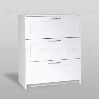 Комод СИРИУС с тремя ящиками, цвет белый 2.02.02.050.1