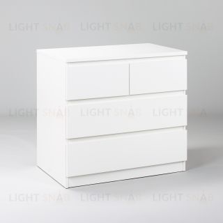 Комод МАЛЬТА с четырьмя выдвижными ящиками, цвет белый 2.05.02.050.1