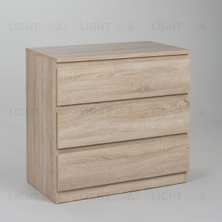 Комод МАЛЬТА с тремя выдвижными ящиками, цвет Дуб Сонома 2.05.02.040.3