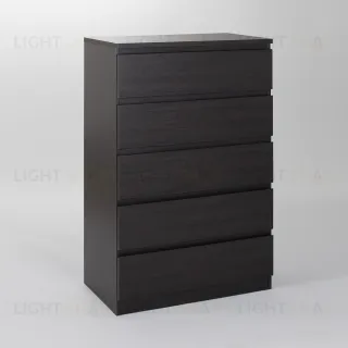 Комод МАЛЬТА высокий с пятью одинаковыми выдвижными ящиками, цвет Дуб Венге 2.05.02.090.5