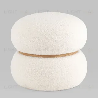 Пуф Полли S тедди белый УТ000036427