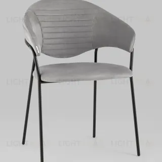 Стул Алексис искусственная замша серый УТ000035498