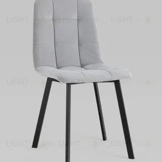 Стул Oliver Square велюр светло-серый УТ000034876