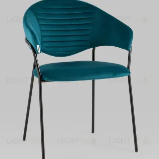 Стул Алексис велюр сине-зелёный УТ000035129