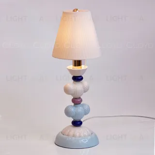  Настольная лампа Cloyd LOTTIE-E T1 - голубая керамика (арт.30036)  30036