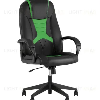 Кресло игровое TopChairs ST-CYBER 8 черный/салатовый УТ000035043
