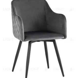 Стул Ника вращающийся велюр серый УТ000031327