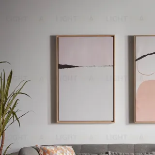 Картина Wrigley розово-белая 071033