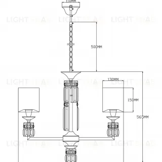 Люстра подвесная Moderli V2691-5P Slam УТ000021591
