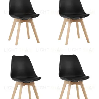 Стул FRANKFURT NEW черный 4 шт УТ000037638