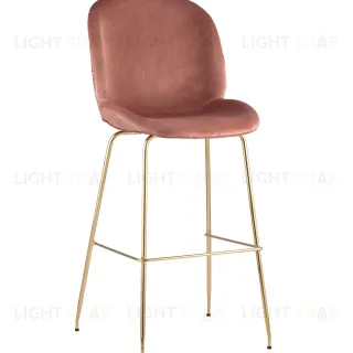 Стул барный Beetle со спинкой пудровый УТ000001769