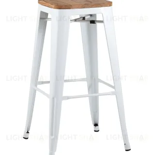 Стул барный TOLIX WOOD белый глянцевый УТ000001864