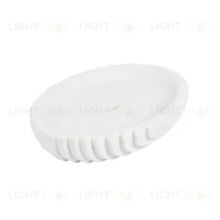 Мыльница из белого искусственного камня Ateneas 109592