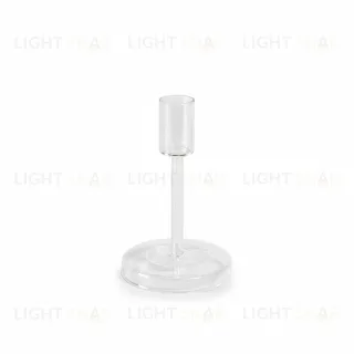 Zulma Маленький подсвечник из прозрачного стекла 147893