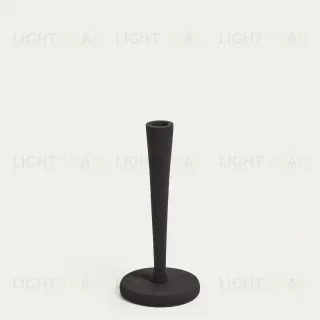 Zarela Черный малый металлический подсвечник 145898