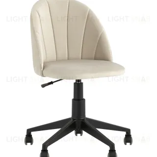 Кресло компьютерное Логан велюр бежевый УТ000035459