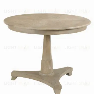 Бежевый обеденный стол из массива дуба "Парма" LHFDT1197HLN weathered oak