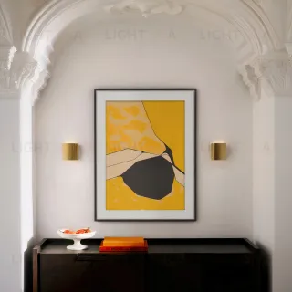 Интерьерный постер "Orange et noir" PP230208