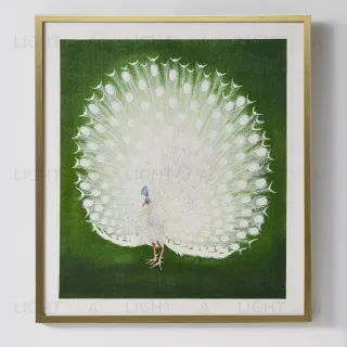 Интерьерный постер "White Peacock" DPP460924VHS
