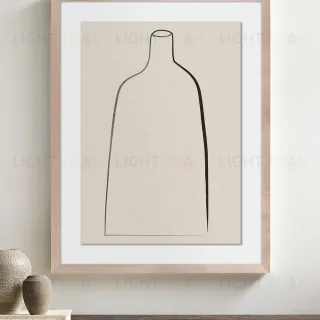 Постер "Minimal Vase" с дубовой рамой DPP390924VHS