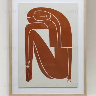 Интерьерный постер "Figure Brown" DPP330924VHS