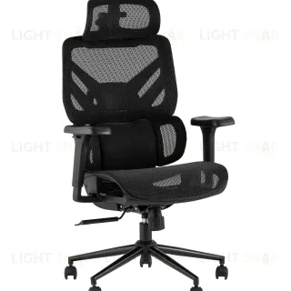 Кресло офисное TopChairs Structo черная сетка УТ000042055