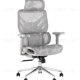 Кресло офисное TopChairs Structo серая сетка УТ000042056