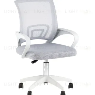 Кресло офисное TopChairs Simple SN серый пластик белый УТ000042081