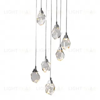 Подвесной светильник Crystal rock 7 chrome MD-020B-7 chrome