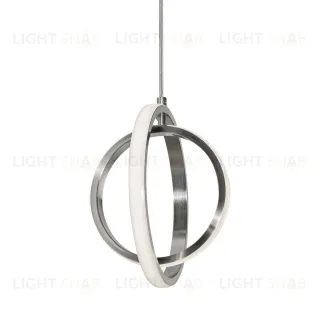 Серебряный светодиодный подвес "Глоу" LHLPN030723XNP