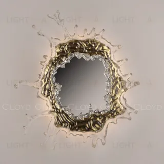 Зеркало Cloyd EVOKE-B Mirror / выс. 78 см - золото (арт.50151)  50151