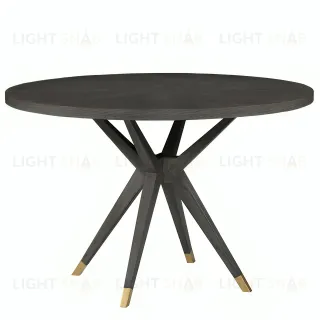 Черный обеденный стол из дуба "Изабелла" LHFDT1196HLN black oak